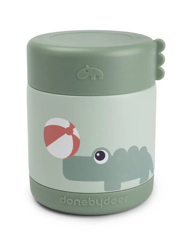 Done by Deer maisto termosas Playground, 300ml, žalias