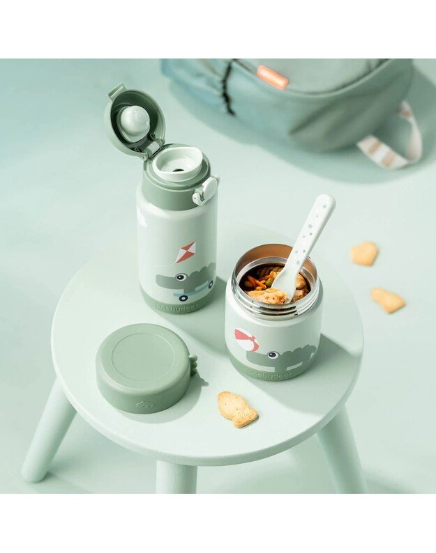 Done by Deer vaikiška termogertuvė Playground, 340ml, žalia 3