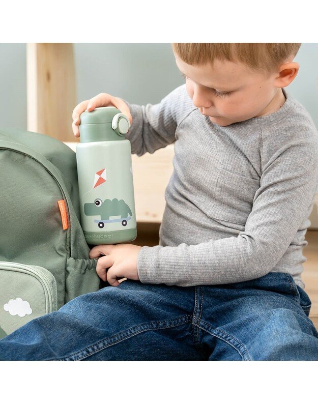 Done by Deer vaikiška termogertuvė Playground, 340ml, žalia 6