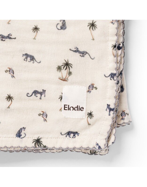 Elodie Details bambukinis muslino pledukas Garden Leo's Resort