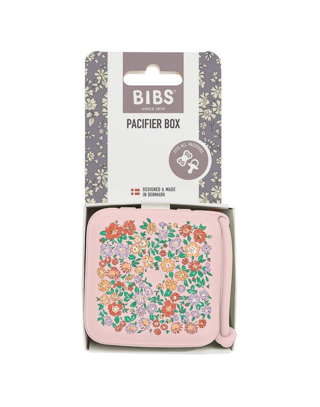 BIBS x Liberty čiulptukų laikymo (sterilizavimo) dėžutė Oscar Meadow - Blossom