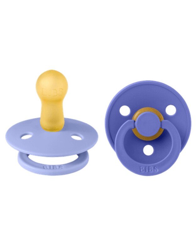 BIBS Colour čiulptukai Hush / Grape 6-18mėn, 2 vnt