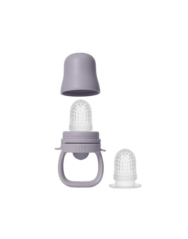 BIBS silikoninis šviežio maisto maitintuvas Fossil Grey, pilkas