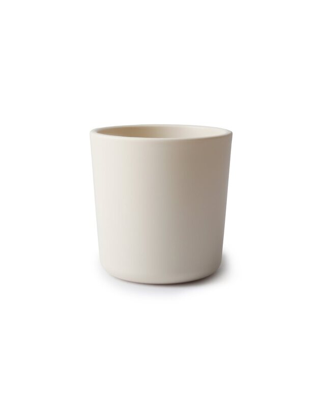 Mushie puodeliai Ivory, 2vnt, balti (pažeista)