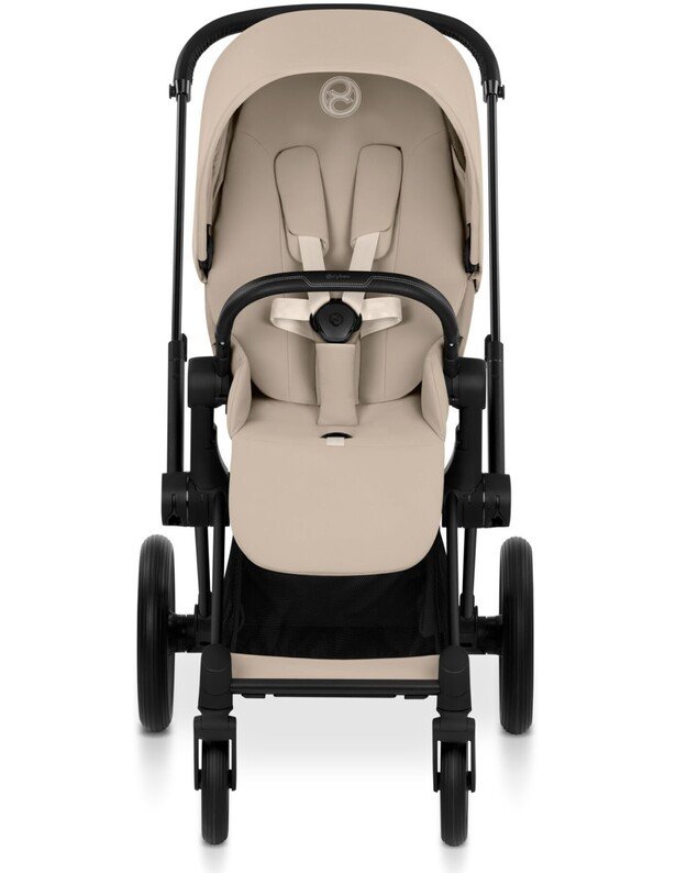 CYBEX PRIAM V5 vežimėlio komplektas 2in1 Cozy Beige, rėmas Matt Black