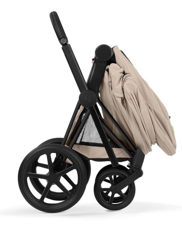 CYBEX PRIAM V5 vežimėlio komplektas 2in1 Cozy Beige, rėmas Matt Black