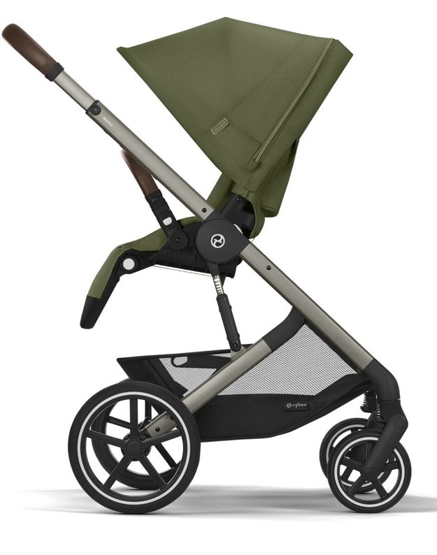 Cybex 2in1 vežimėlio komplektas Balios S LUX TPE Moss Green, žalias