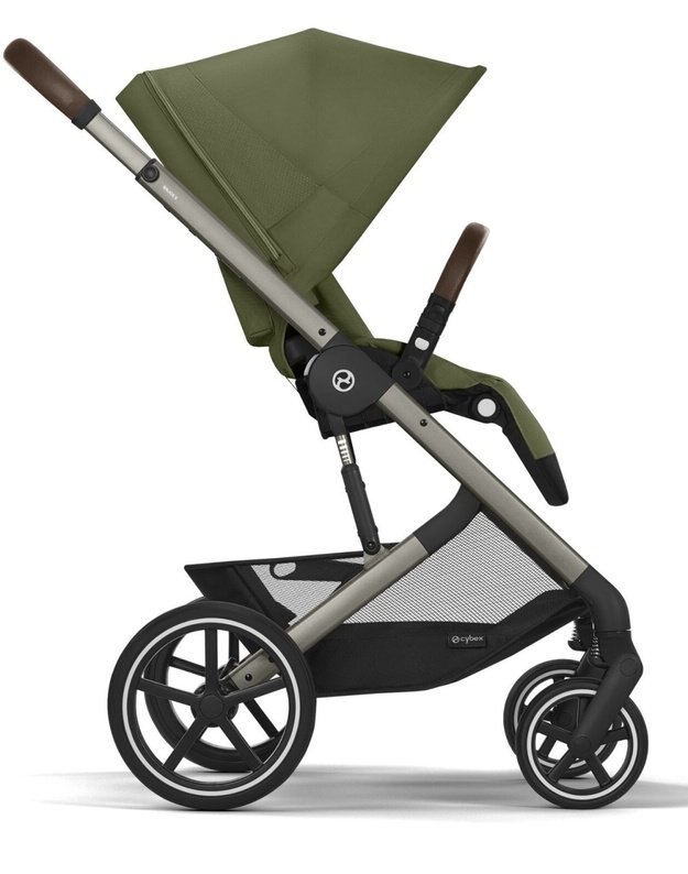 Cybex 2in1 vežimėlio komplektas Balios S LUX TPE Moss Green, žalias