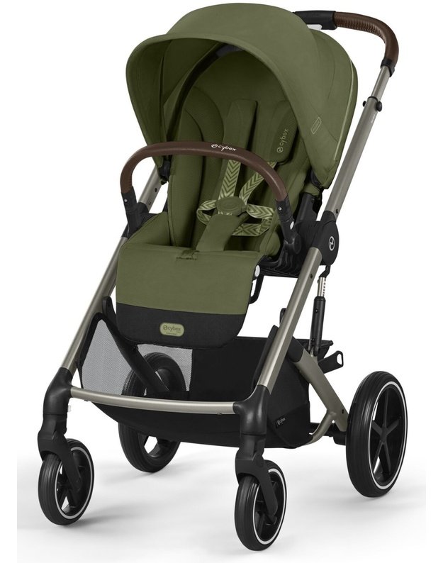 Cybex 2in1 vežimėlio komplektas Balios S LUX TPE Moss Green, žalias