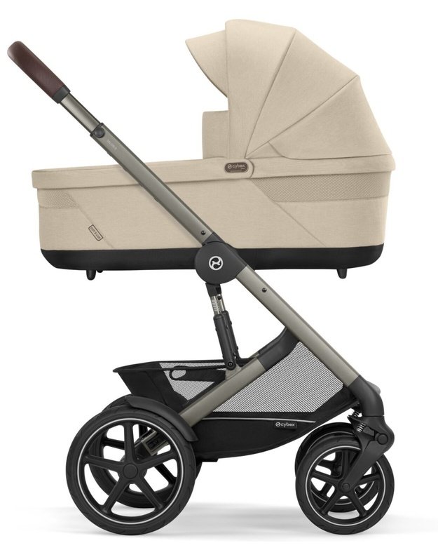 Cybex Talos S Lux V2 vežimėlis TPE Almond Beige, smėlio spalvos