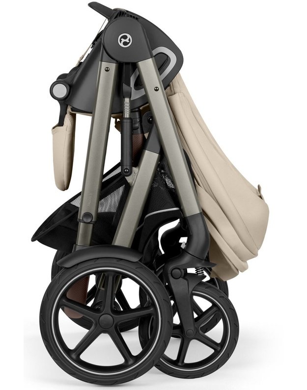 Cybex Talos S Lux V2 vežimėlis TPE Almond Beige, smėlio spalvos