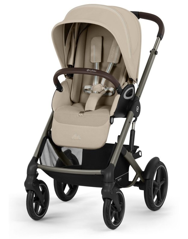 Cybex Talos S Lux V2 vežimėlis TPE Almond Beige, smėlio spalvos
