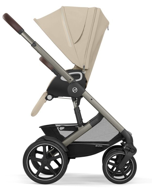 Cybex Talos S Lux V2 vežimėlis TPE Almond Beige, smėlio spalvos
