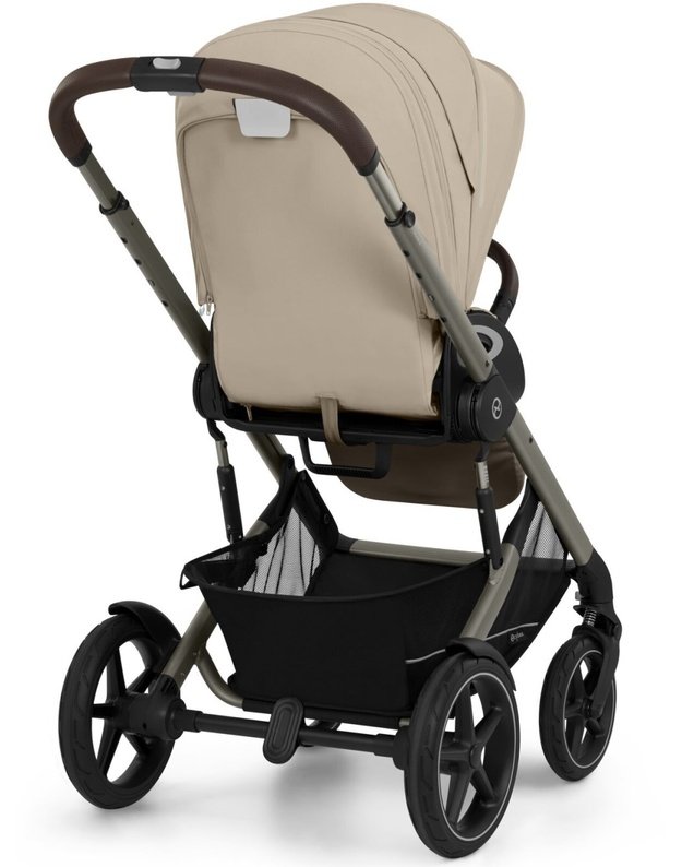 Cybex Talos S Lux V2 vežimėlis TPE Almond Beige, smėlio spalvos