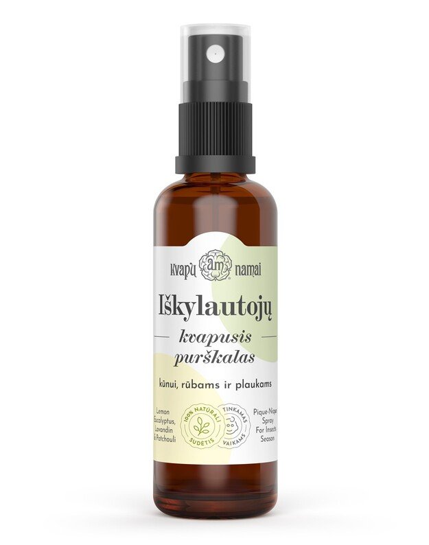 KN aromatherapy bug spray Iškylautojams, 100% natural
