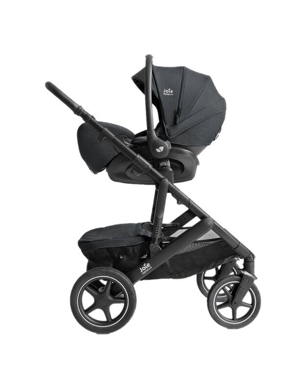 Joie Vinca Signature 2in1 vežimėlio komplektas Ebony, pilkas