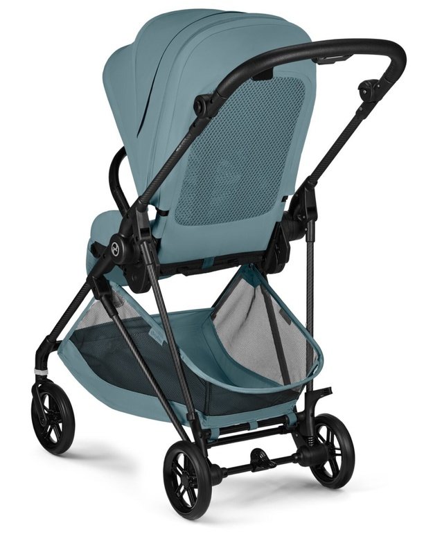 Cybex Melio Carbon vežimėlis Stormy Blue, melsvas