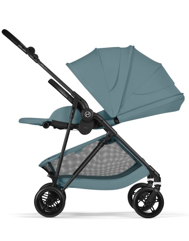 Cybex Melio Carbon vežimėlis Stormy Blue, melsvas