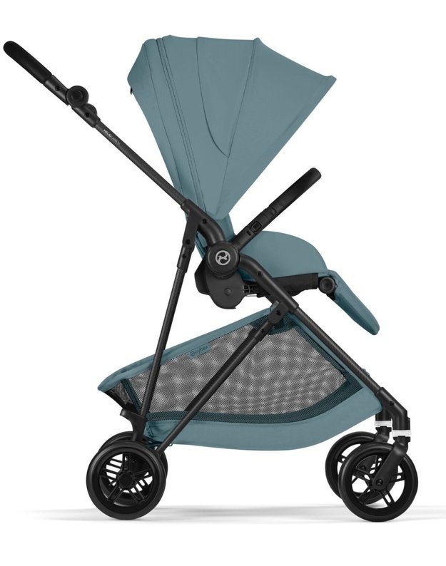 Cybex Melio Carbon vežimėlis Stormy Blue, melsvas