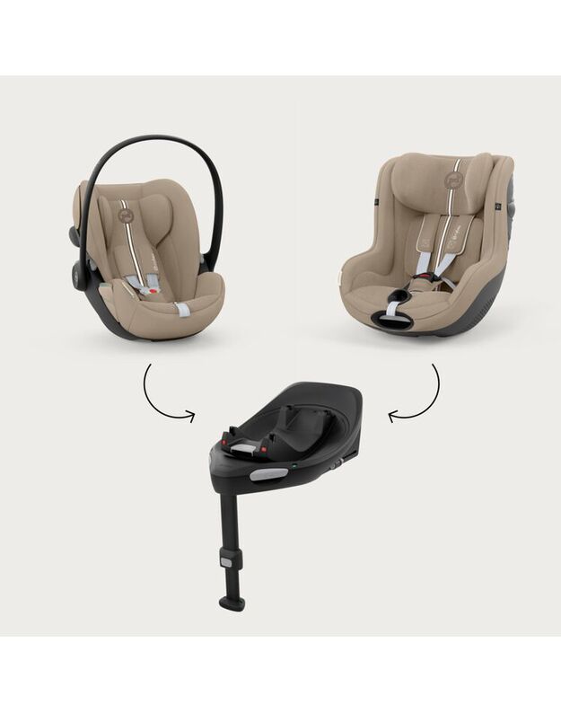 Cybex autokėdutė Sirona G i-Size PLUS Almond Beige, smėlio spalvos 6