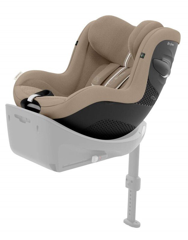 Cybex autokėdutė Sirona G i-Size PLUS Almond Beige, smėlio spalvos