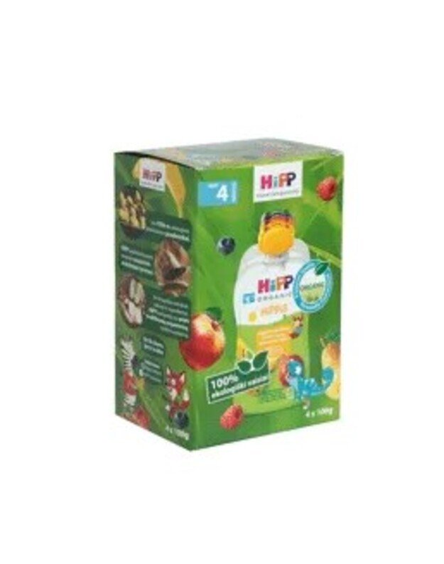 HiPP ekologiškų tyrelių rinkinys nuo 4 mėn, 4x100g HiPP ekologiškų tyrelių rinkinys nuo 4 mėn, 4x100g
