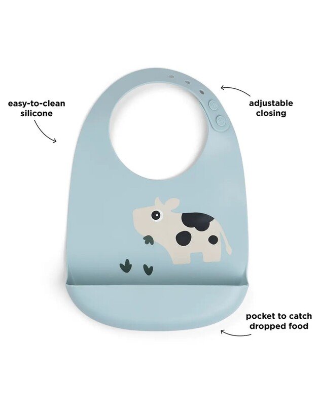 Done by Deer silikoninis seilinukas Dotti, mėlynas 1