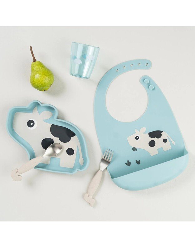 Done by Deer silikoninis seilinukas Dotti, mėlynas 3