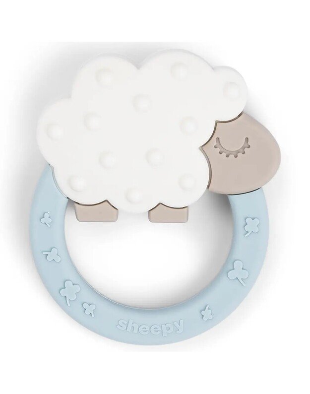 Done by Deer silikoninis kramtukas Sheepy, mėlynas 2