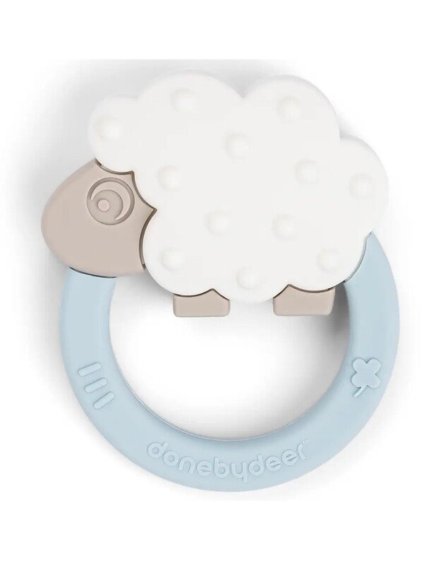 Done by Deer silikoninis kramtukas Sheepy, mėlynas