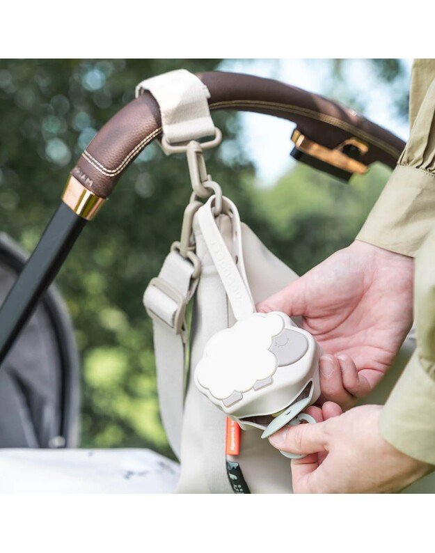 Done by Deer silikoninis čiulptukų dėklas Sheepy, smėlio spalvos 3