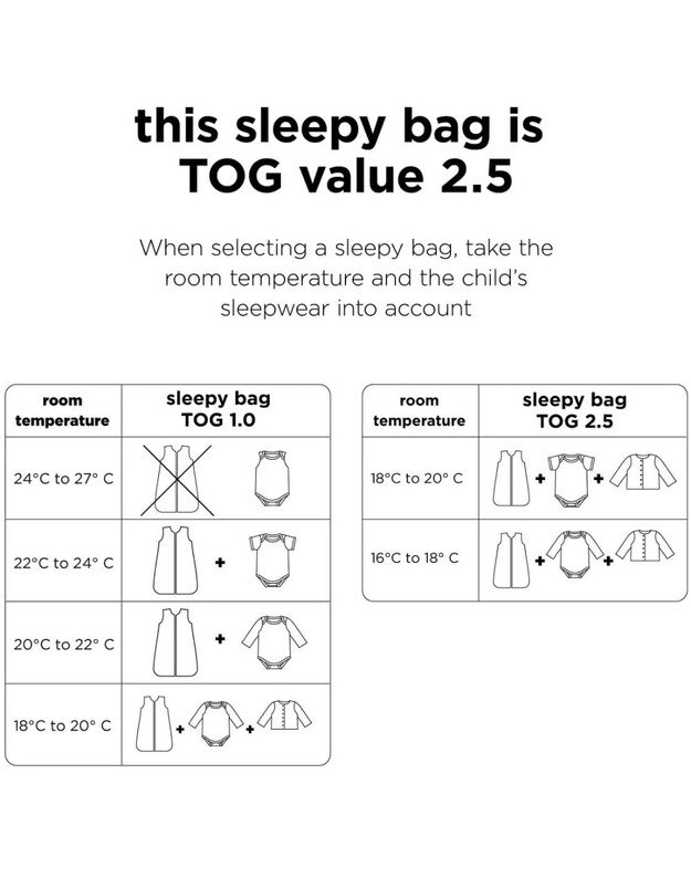 Done by Deer miegmaišis TOG 2.5 Playground 90cm, mėlynas 1