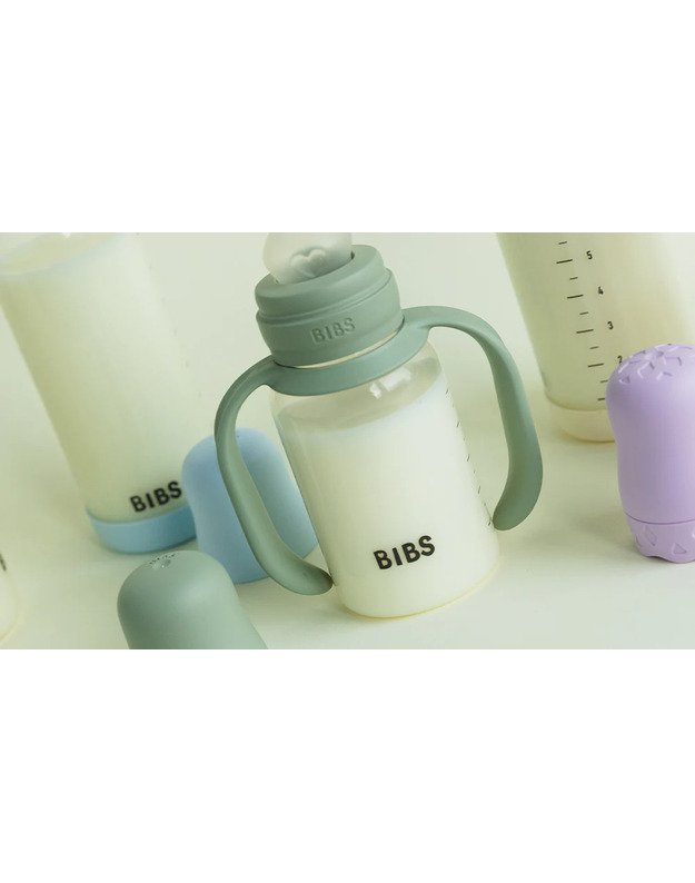 BIBS buteliukas - gertuvė su snapeliu Sage, žalias 2