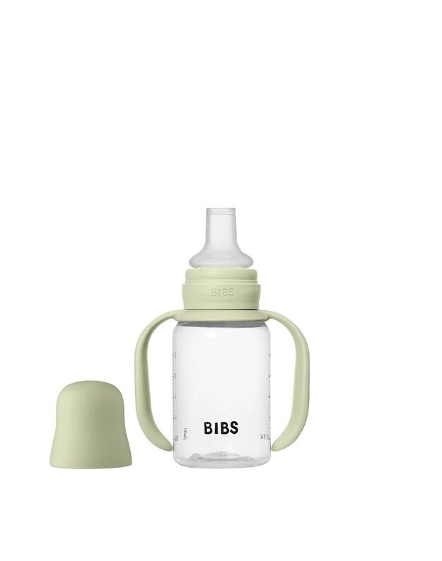 BIBS buteliukas - gertuvė su snapeliu Sage, žalias