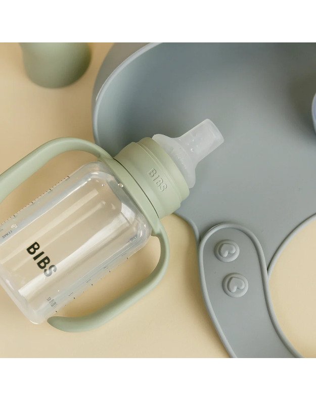 BIBS buteliukas - gertuvė su snapeliu Sage, žalias 3