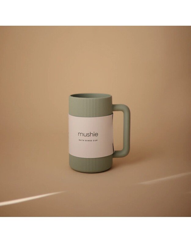 Mushie bath rinse cup Cambridge Blue 1