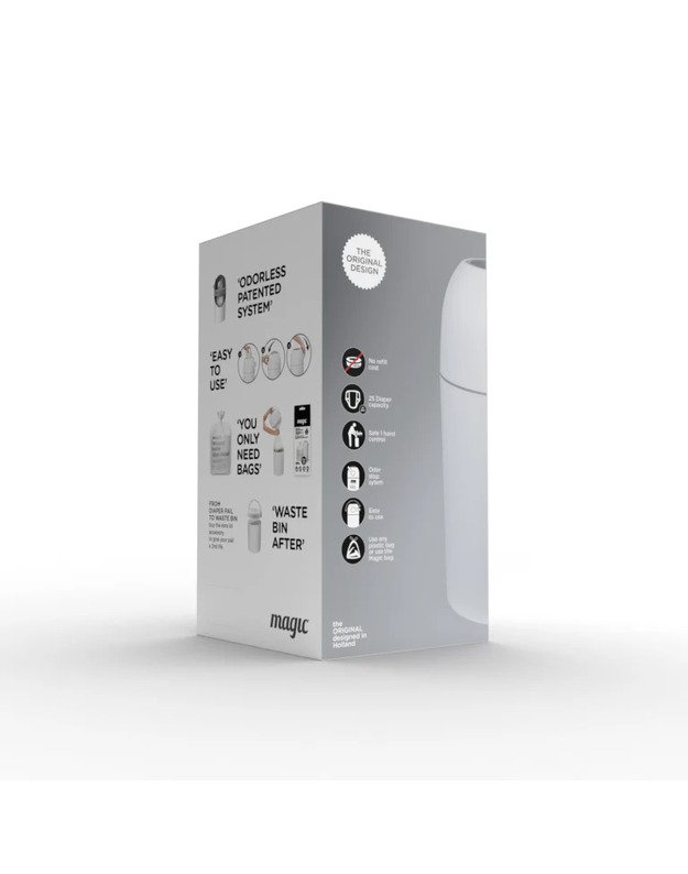 Magic sauskelnių konteineris Majestic Beige, smėlio spalvos 2