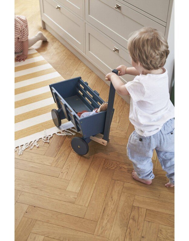 Kid's Concept lėlės ar meškiuko vežimėlis CARL LARSSON, mėlynas 3