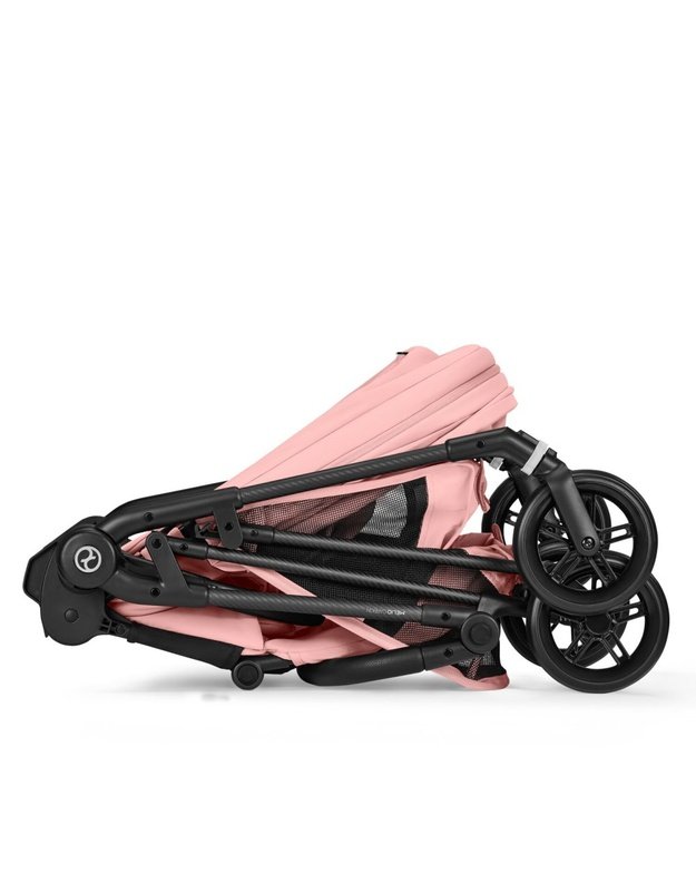 Cybex Melio Carbon pastaigu rati Candy Pink
