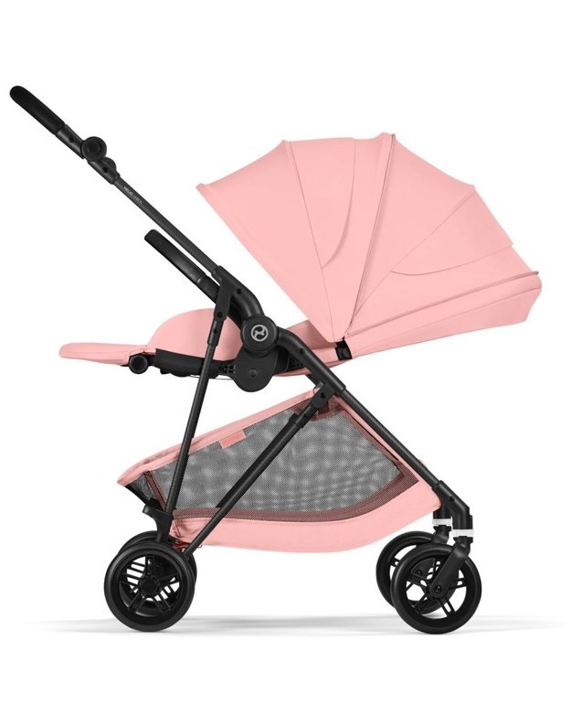 Cybex Melio Carbon pastaigu rati Candy Pink
