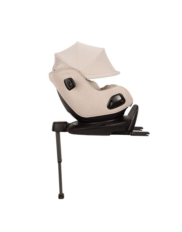Nuna autokėdutė Pruu Aire 40-105cm Biscotti, smėlio spalvos