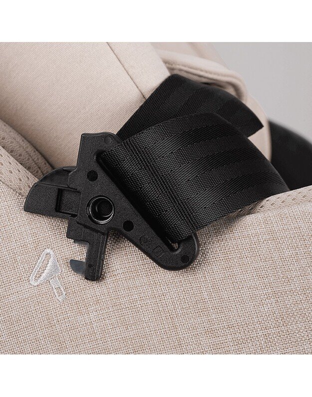 Nuna autokėdutė Pruu Aire 40-105cm Biscotti, smėlio spalvos 11