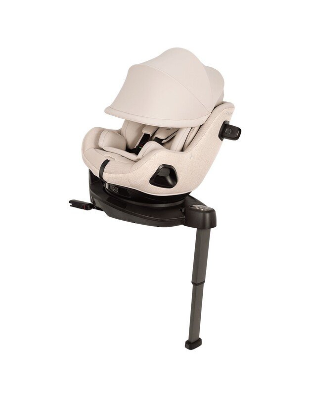 Nuna autokėdutė Pruu Aire 40-105cm Biscotti, smėlio spalvos 7