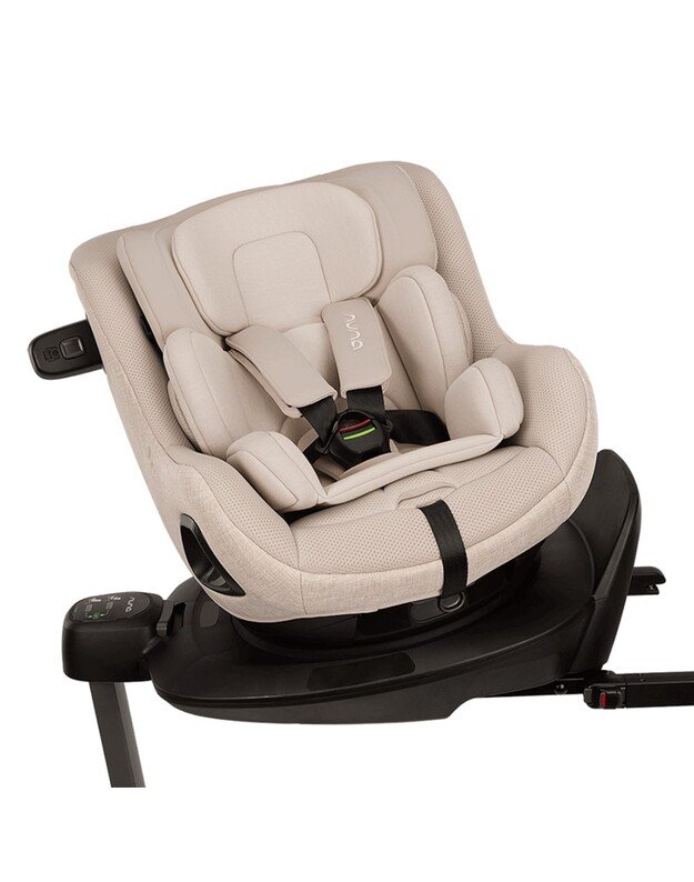 Nuna autokėdutė Pruu Aire 40-105cm Biscotti, smėlio spalvos 9