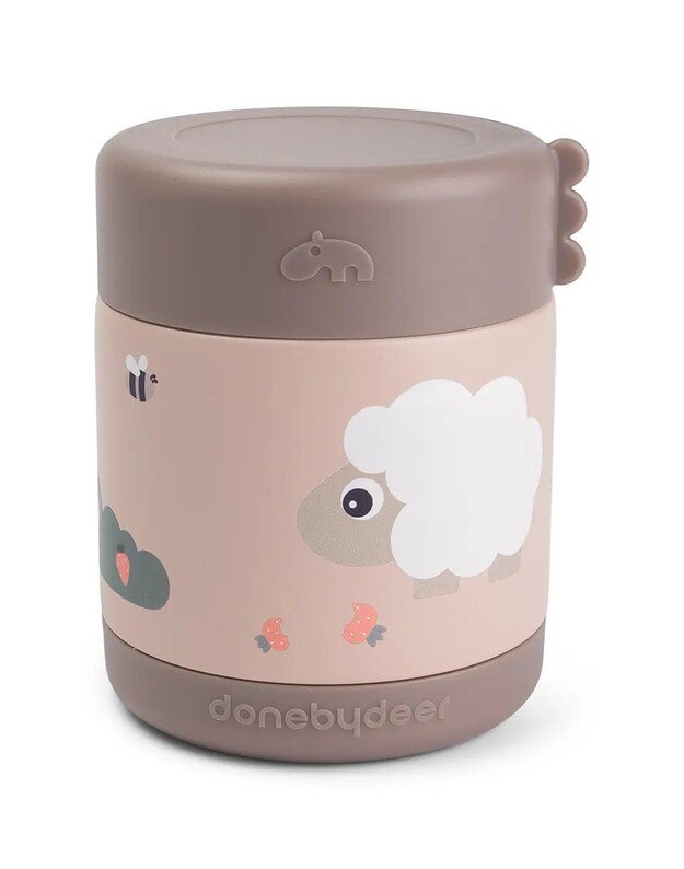 Done by Deer maisto termosas Playground, 300ml, rausvas