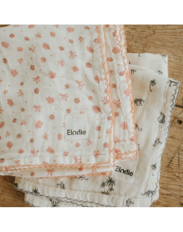 Elodie Details bambukinis muslino pledukas Petit River Rose
