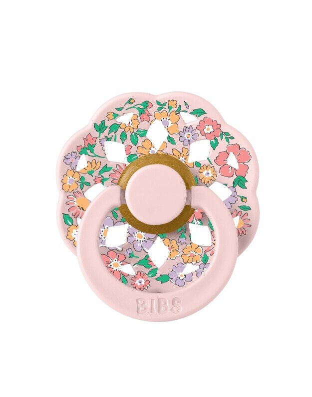 BIBS x Liberty Boheme čiulptukai Oscar Meadow - Blossom Mix, 2 vnt, įvairių dydžių