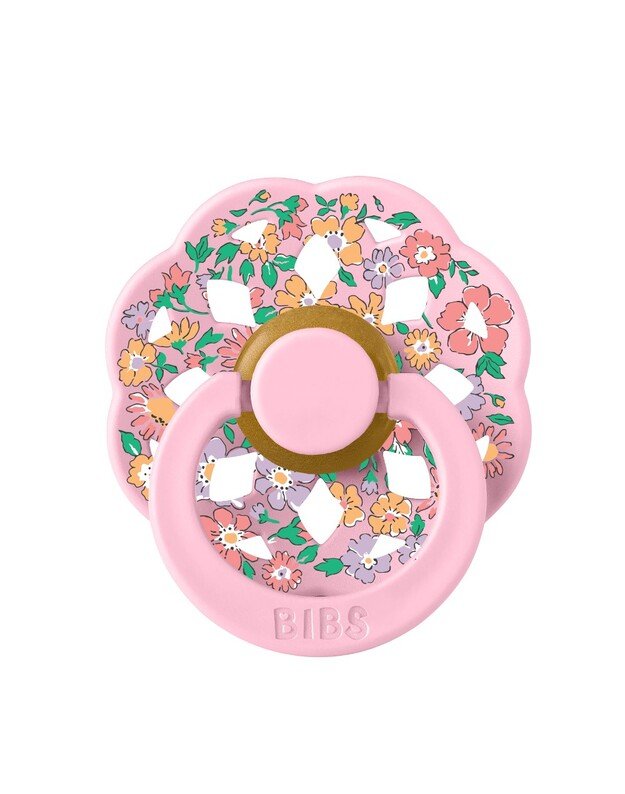 BIBS x Liberty Boheme čiulptukai Oscar Meadow - Blossom Mix, 2 vnt, įvairių dydžių