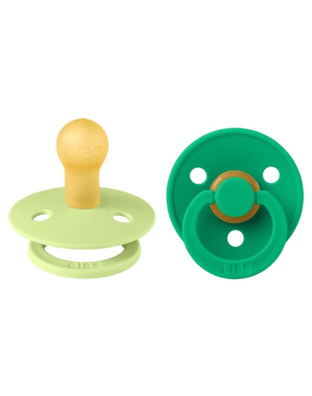 BIBS Colour čiulptukai Matcha / Cactus 0-6mėn, 2 vnt