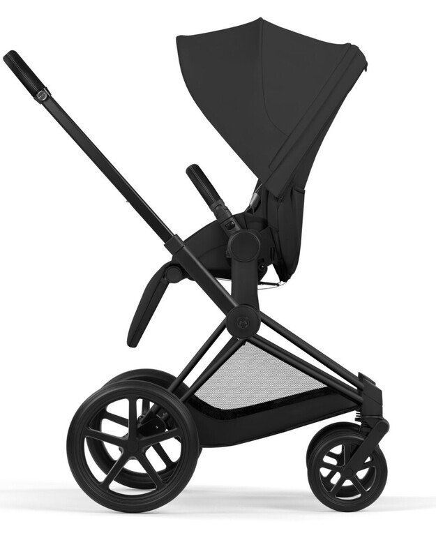 CYBEX PRIAM V5 vežimėlio komplektas 2in1 Sepia Black, rėmas Matt Black